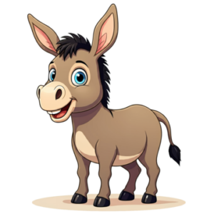 pngtree hee haw highlights fun cartoon donkey clipart collection png image 14896517